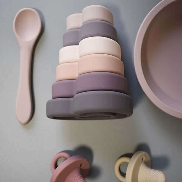 Silicone Stacking Hearts