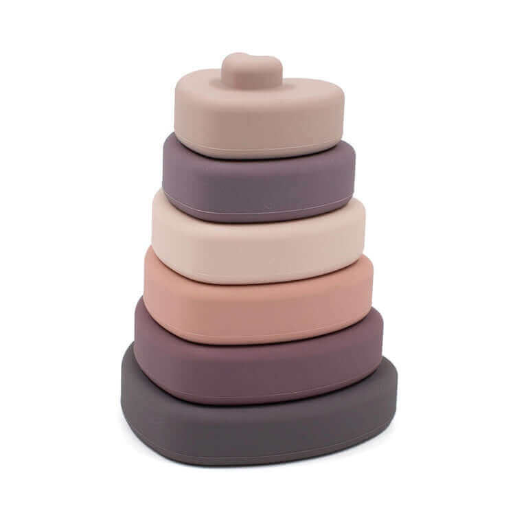 Silicone Stacking Hearts
