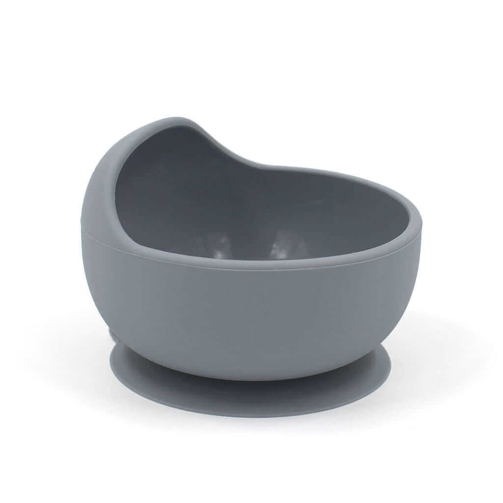 Silicone Baby Bowl - Grey