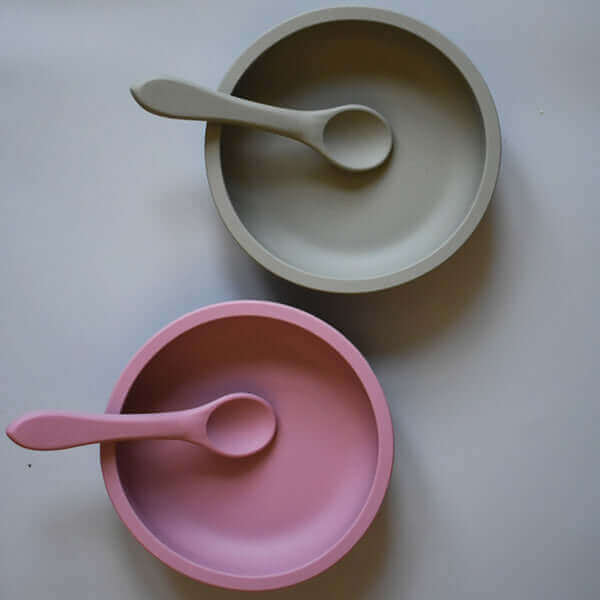 The Saturday Baby Silicone Spoon Set Sun