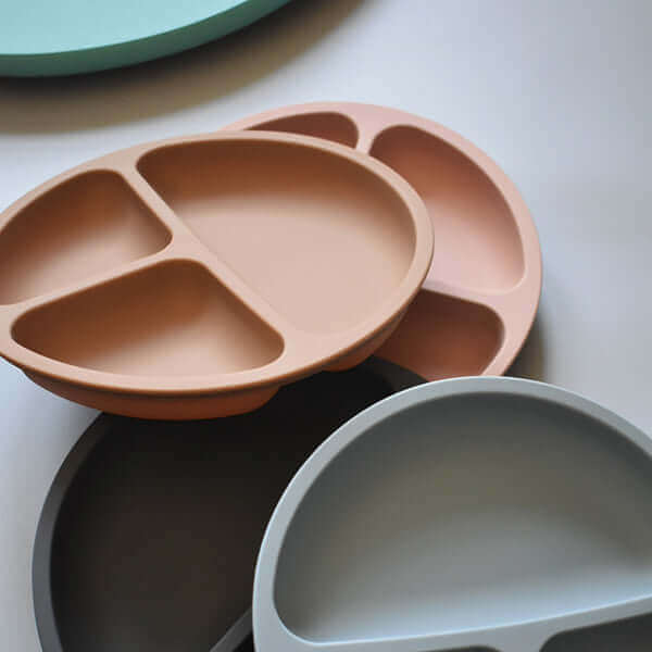 Silicone Divider Plate (Vanilla) - Tealmeal