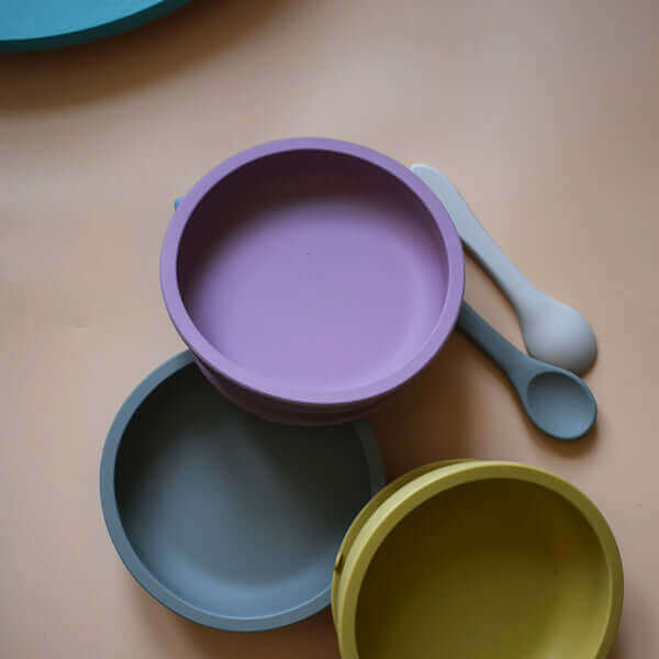 Silicone Sun Plate Set (Basil) - Teal Meal