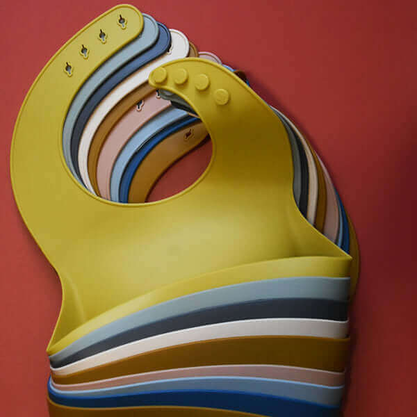 Kids Silicone Bib (Caramel) - Tealmeal
