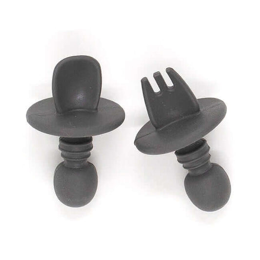 Silicone Mini Utensils (Moon Sand) - Tealmeal