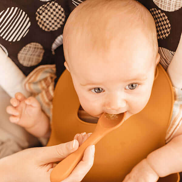 Kids Silicone Bib (Vanilla) - Tealmeal