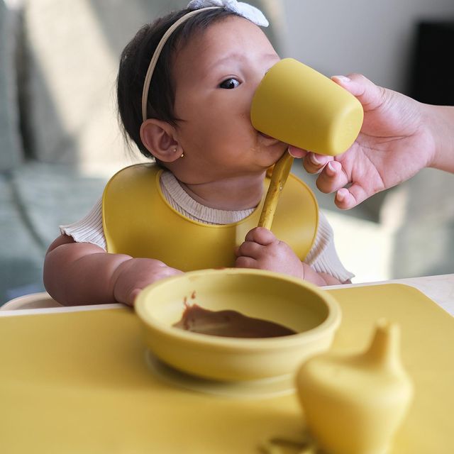 Silicone Kids Cup and Sippy Cup Top - Teal Meal