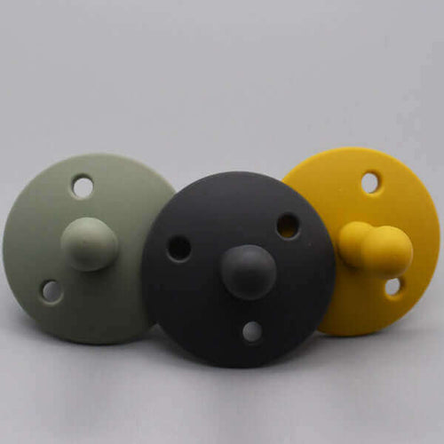 Bibby Pacifier (Sunshine) - teal meal