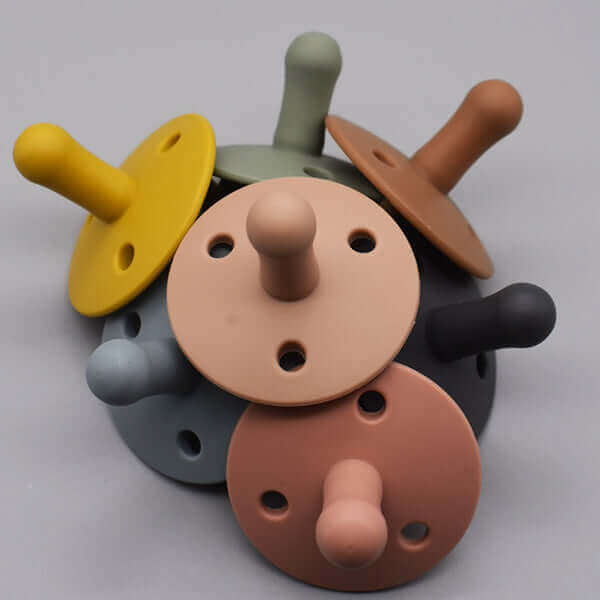 Bibby Pacifier (Chocolate) - teal meal