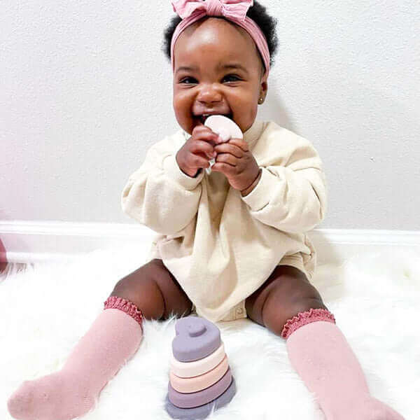 Silicone Stacking Hearts