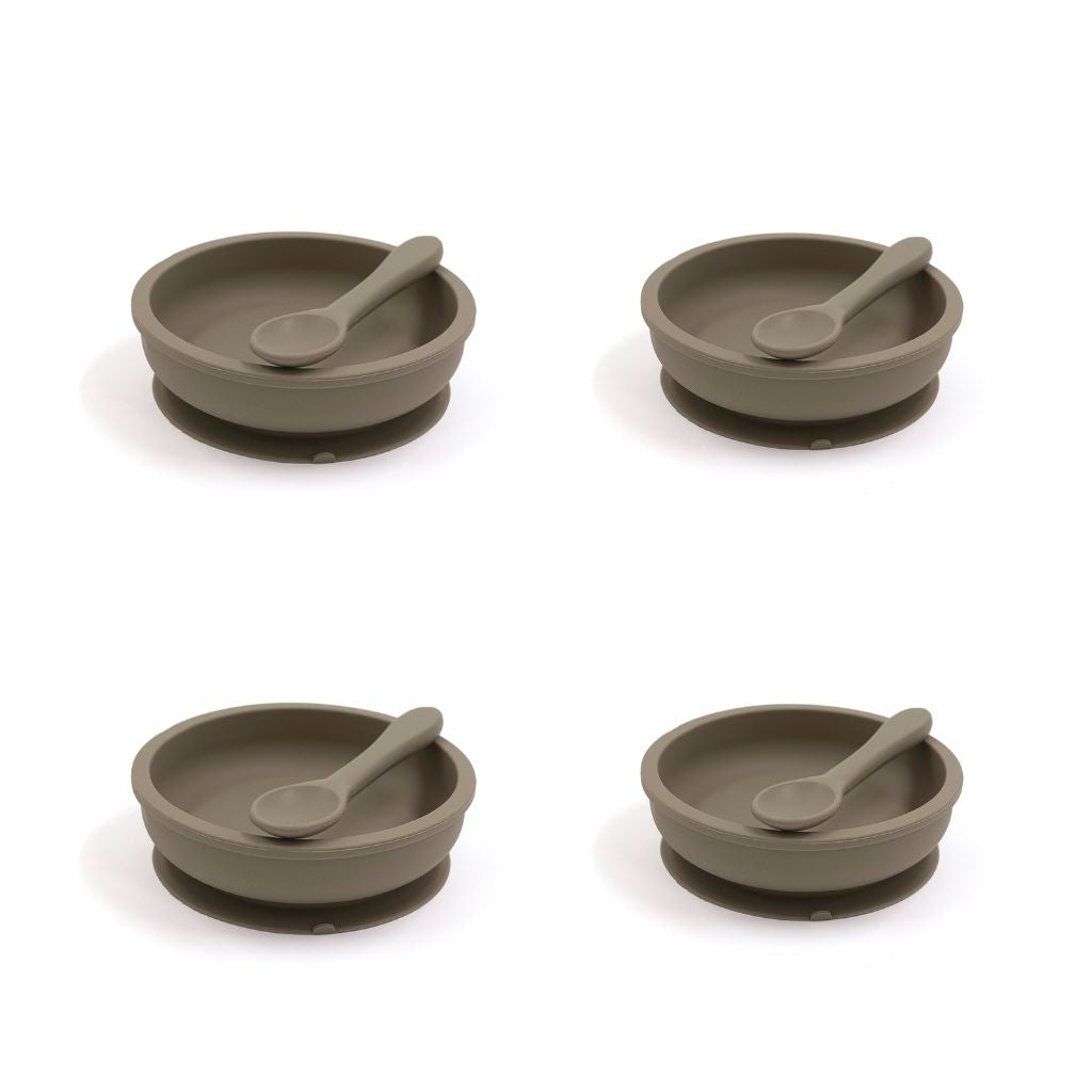 Silicone Sun Plate Set | Olive