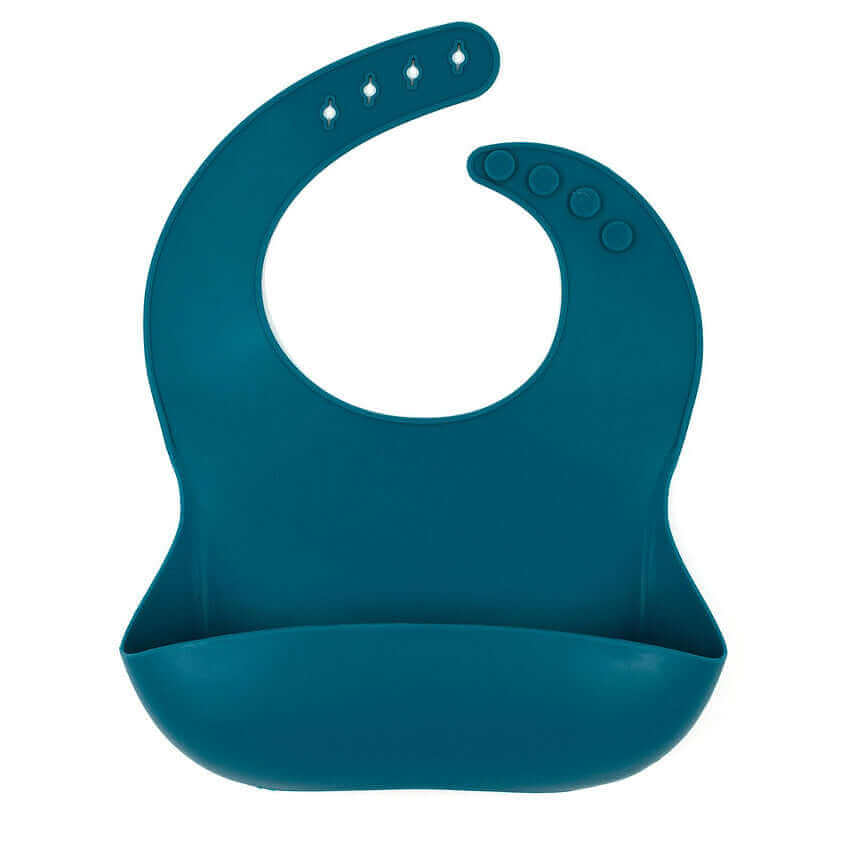 Kids Silicone Bib (Aqua Star) - Tealmeal