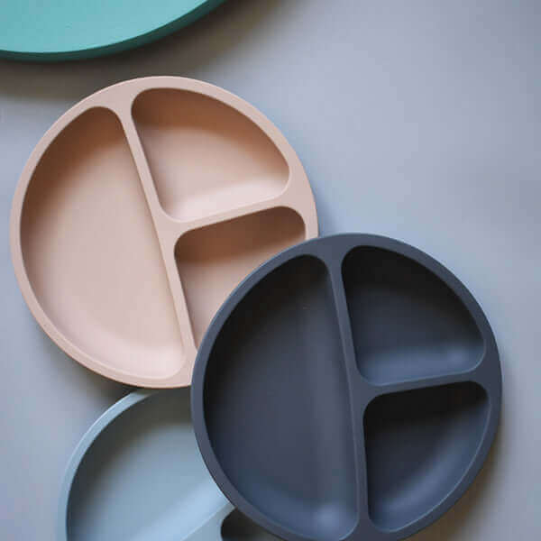 Silicone Divider Plate (Flamingo) - Tealmeal