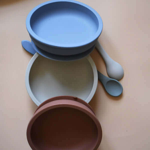 Silicone Sun Plate Set (Butternut Squash) - Tealmeal