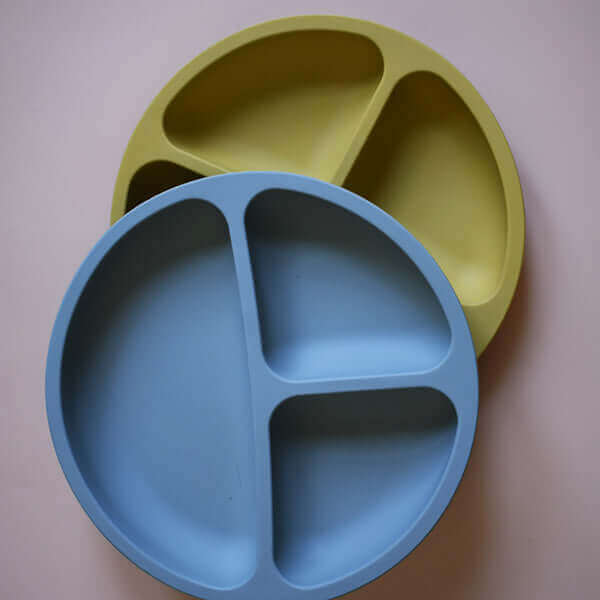 Silicone Divider Plate (Sunshine) - Tealmeal