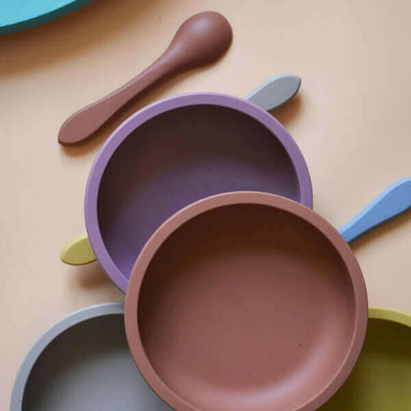 Silicone Sun Plate Set (Butternut Squash) - Tealmeal