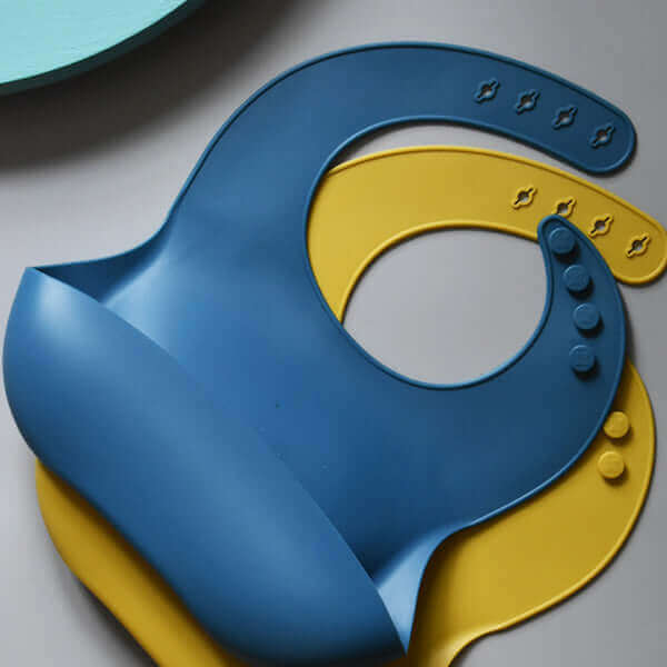 Kids Silicone Bib (Aqua Star) - Tealmeal