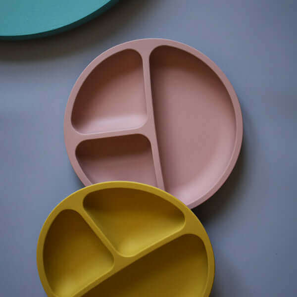 Silicone Divider Plate (Sunshine) - Tealmeal