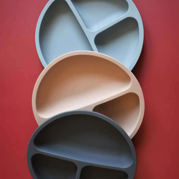 Silicone Divider Plate (Vanilla) - Tealmeal