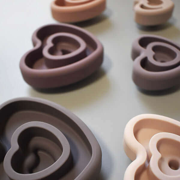 Silicone Stacking Hearts