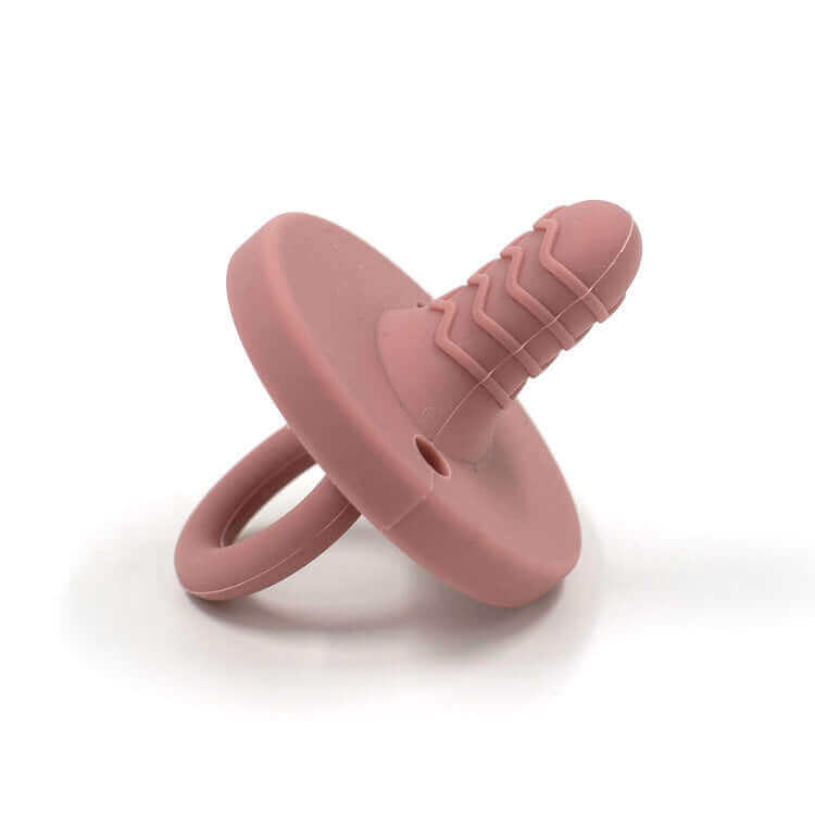 teething pacifier (flamingo) - teal meal