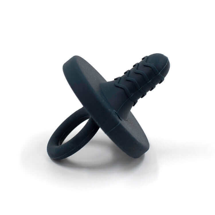 teething pacifier (navy blue) - teal meal